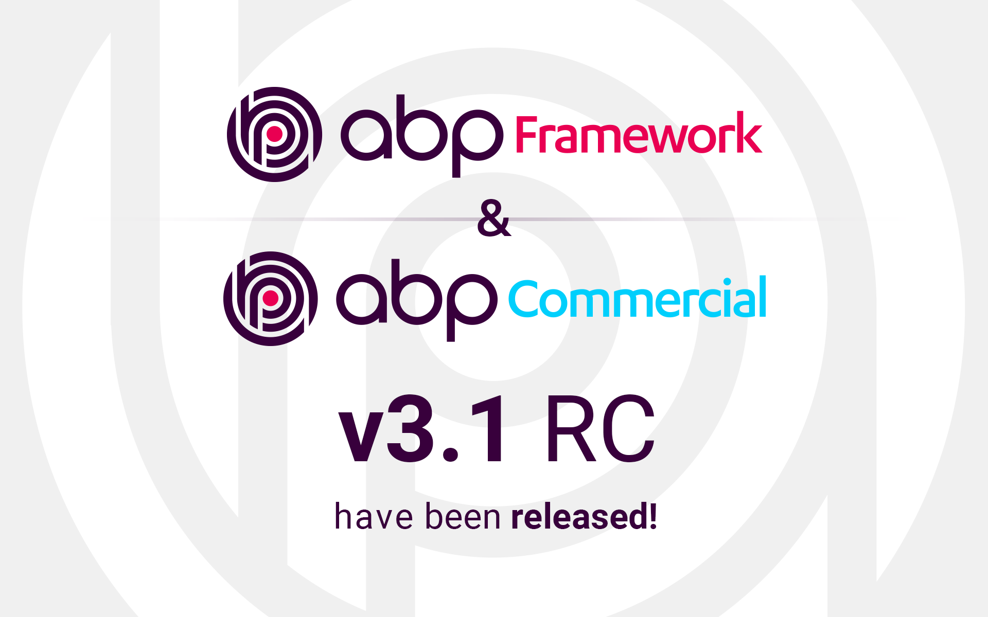 ABP Framework v3.1 RC Has Been Released cover image
