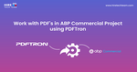 Work with PDF's in ABP Commercial Project using PDFTron Cover Image