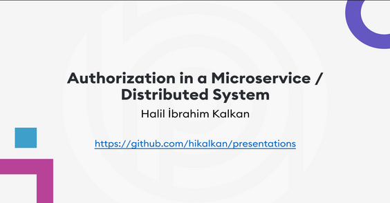 Authorization in a Microservice / Distributed System Cover Image
