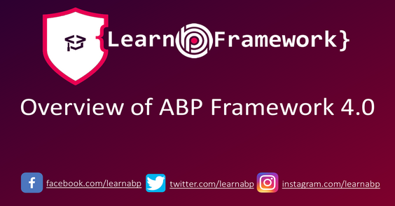 Overview of ABP Framework 4-0 Cover Image